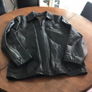 Mens Pegabo Leather Jacket
